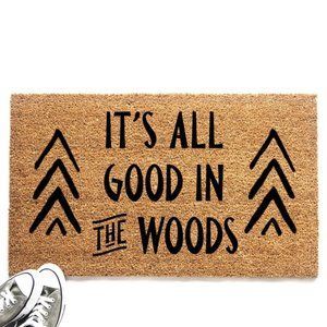 Urban Owl Good in the Woods Door Mat - 18" x 30"